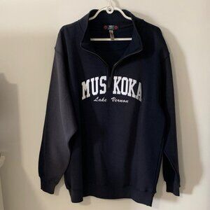 Bwear Men's Black Zip-Up Muskoka Sweater